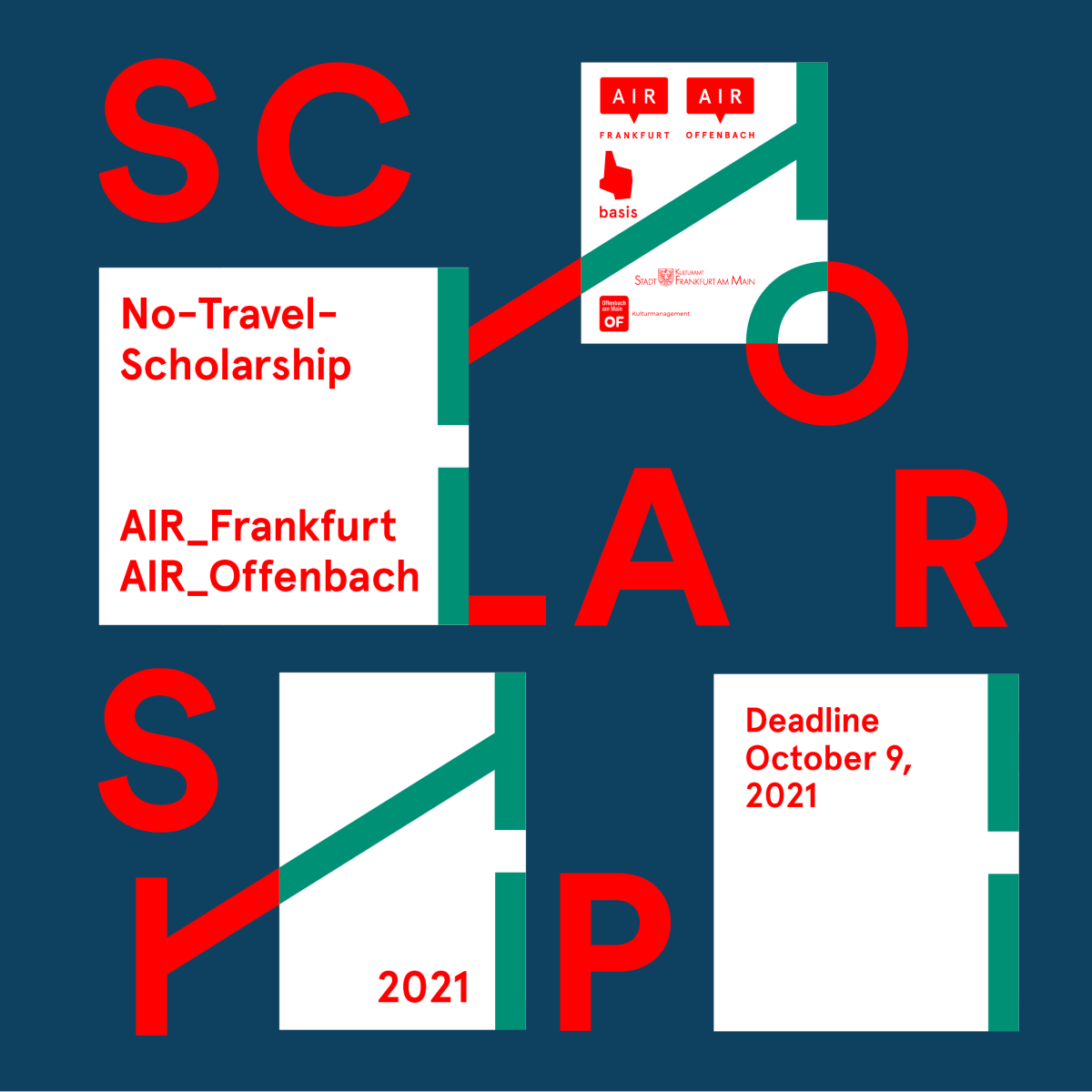 Plakat No-Travel-Scholarship