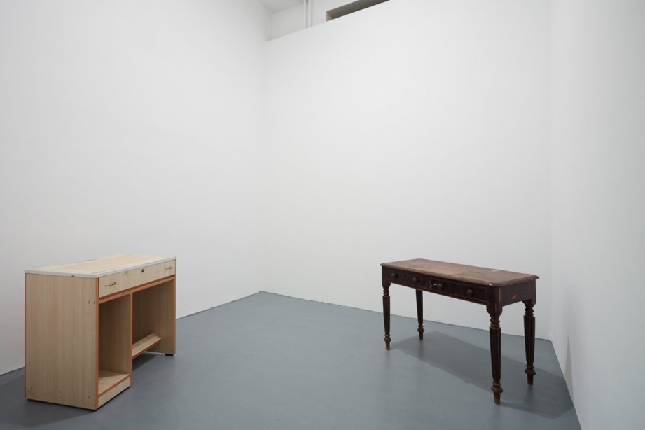 Installation View, Desire Machine Collective, Table 1999/ Table 1967, basis 2015, photo: Günther Dächert