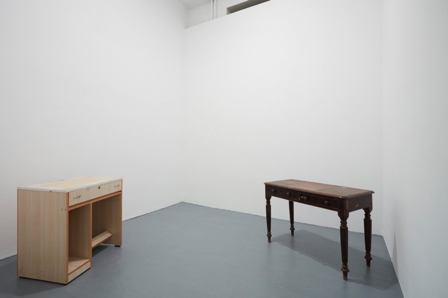 Installation View, Desire Machine Collective, Table 1999/ Table 1967, basis 2015, Foto: Günther Dächert