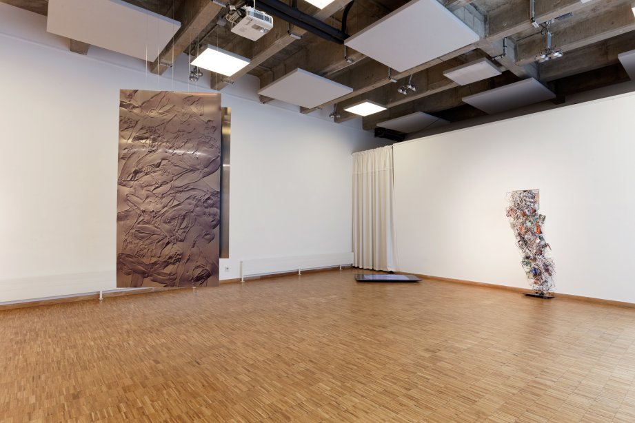 Installation view, basis aperçu, 2017, Simon Speiser und Lilly Lulay, Goethe-Institut Paris © Falk Messerschmidt