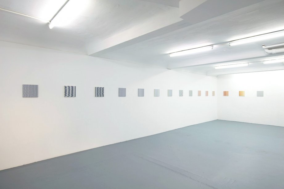 Installation view, Isabel Albrecht, basis 2017, Foto: Günther Dächert