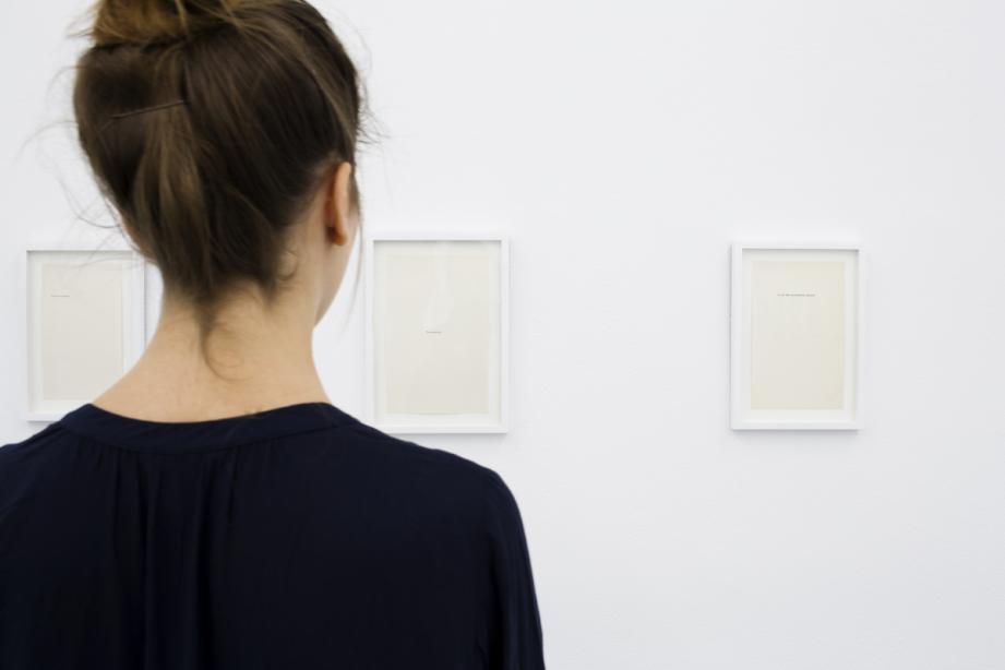 Installation View, Sarah Browne - The Invisible Limb, basis 2014, photo: Katrin Binner