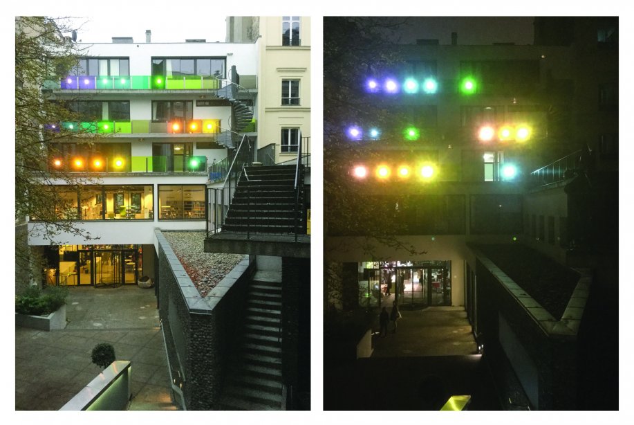 Installation view, Nuit Blanche, 2017, Levent Kunt, Goethe-Institut Paris © Levent Kunt