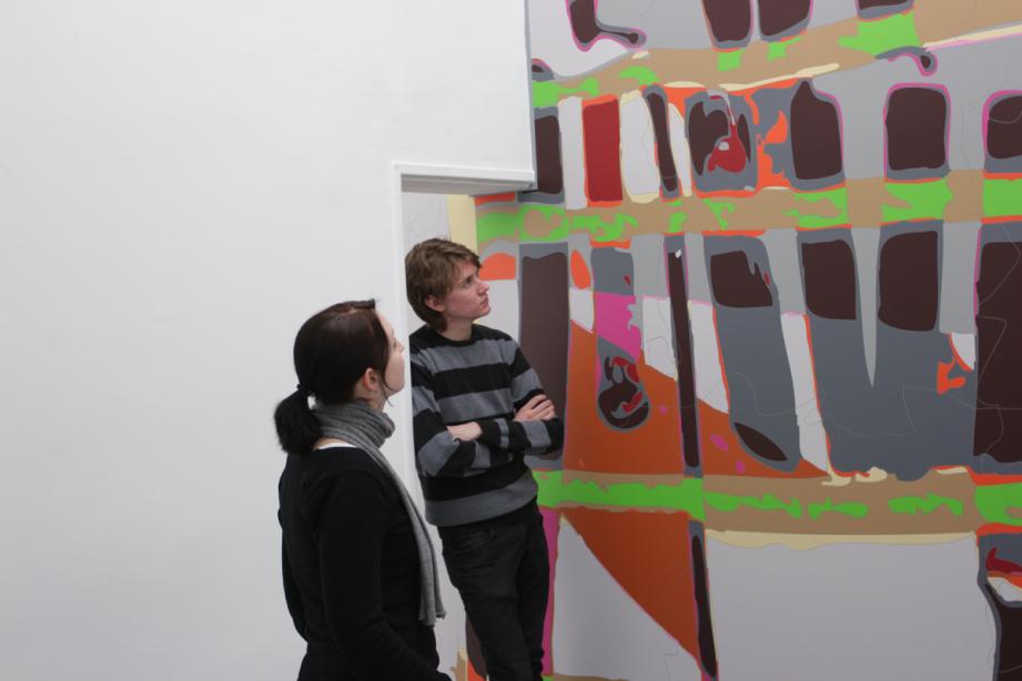 Ausstellungsansicht, Ulrich Becker, size matters, 2011, Foto: Cem Yücetas