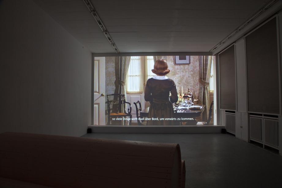 Installation View, on display "Sommer-Screening": Eli Cortiñas, basis 2014, photograph: Amin Weber
