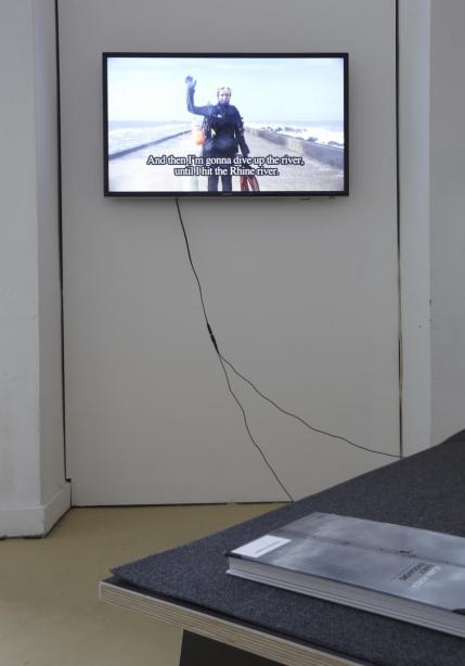 installation view, on display: Klara Hobza, basis 2014 